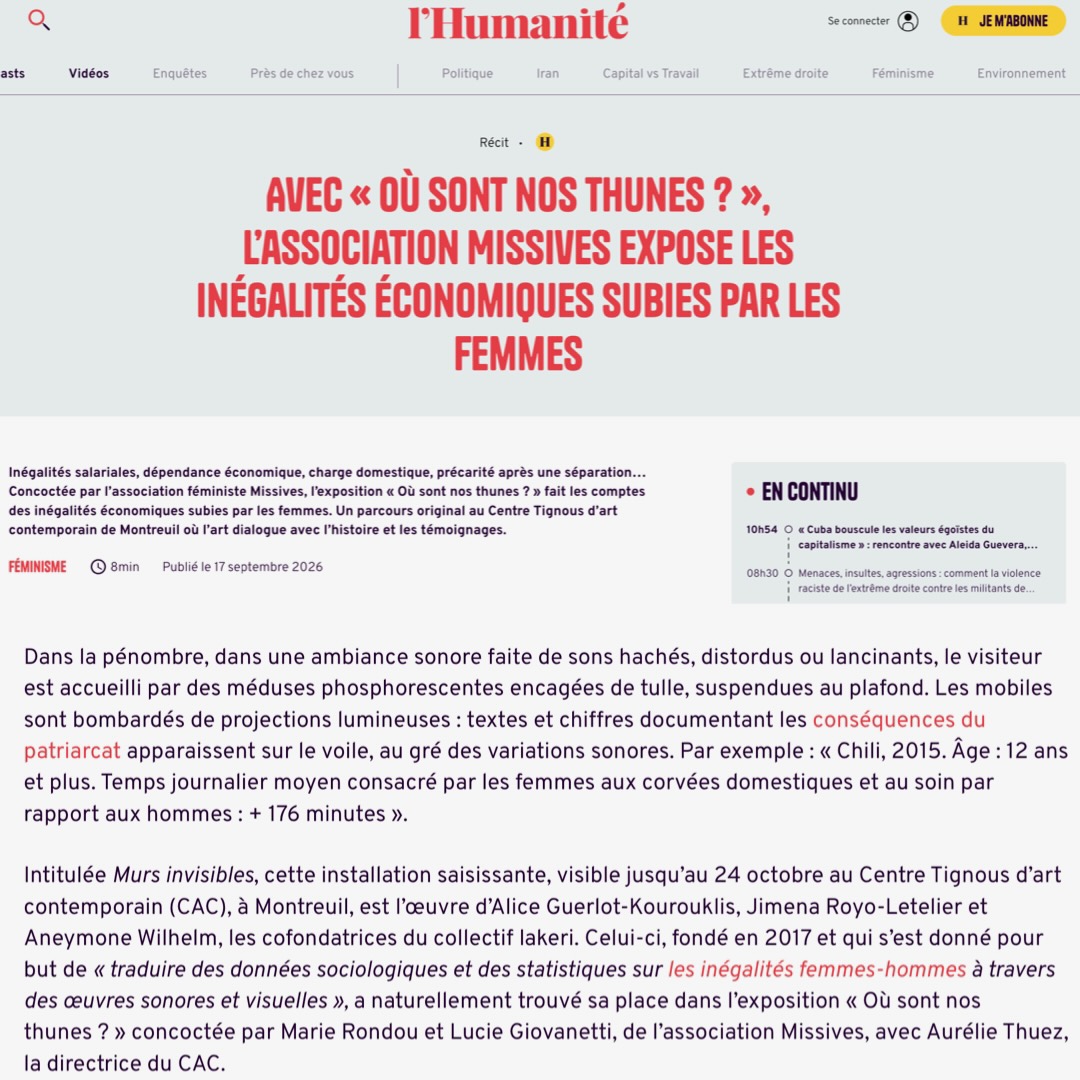 Affiche HUMA Tignous 2026